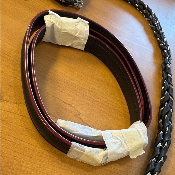 MZ WALLACE Crosby Luna Black Nylon Leather Crescent Moon Crossbody Sling Bag NWT - Picture 7 of 12